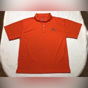 NCAA Oklahoma State Bright Orange Polo Shirt
